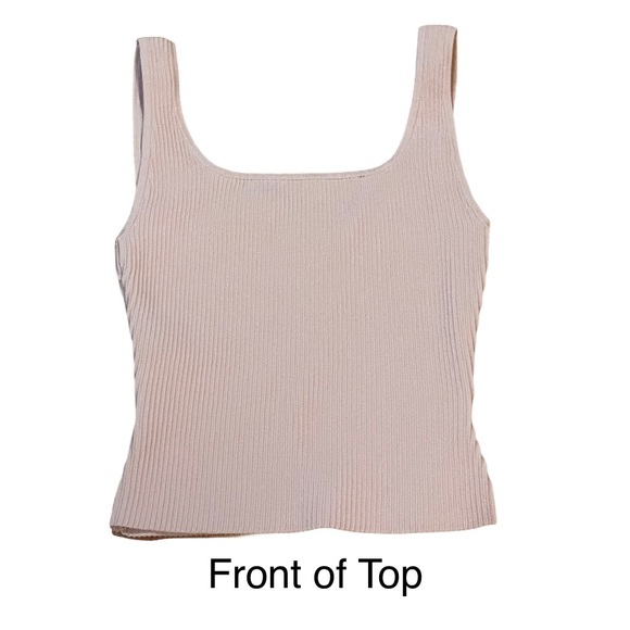 NWOT Aritzia Babaton Pink Sculpt Knit Long Tank XS - Picture 3 of 7